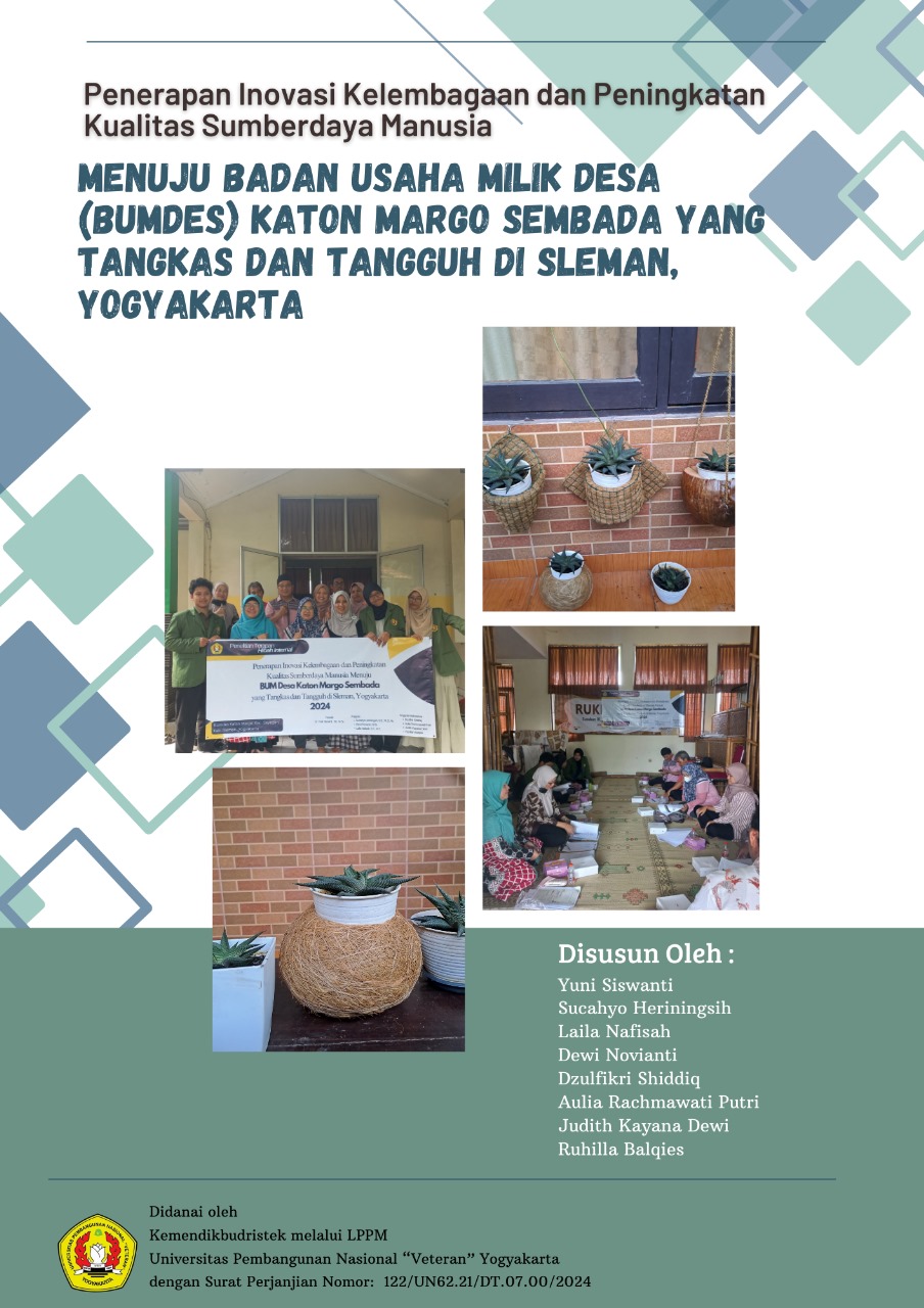 Cover Buku Inovasi Kelembagaan dan Sumber Daya Manusia Pada Badan Usaha Milik Desa (BUMDES) di Era Transformasi Digital